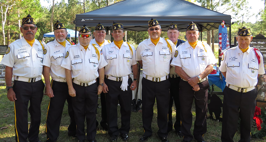 Photo of Veterans from Post 24 in Bogalusa